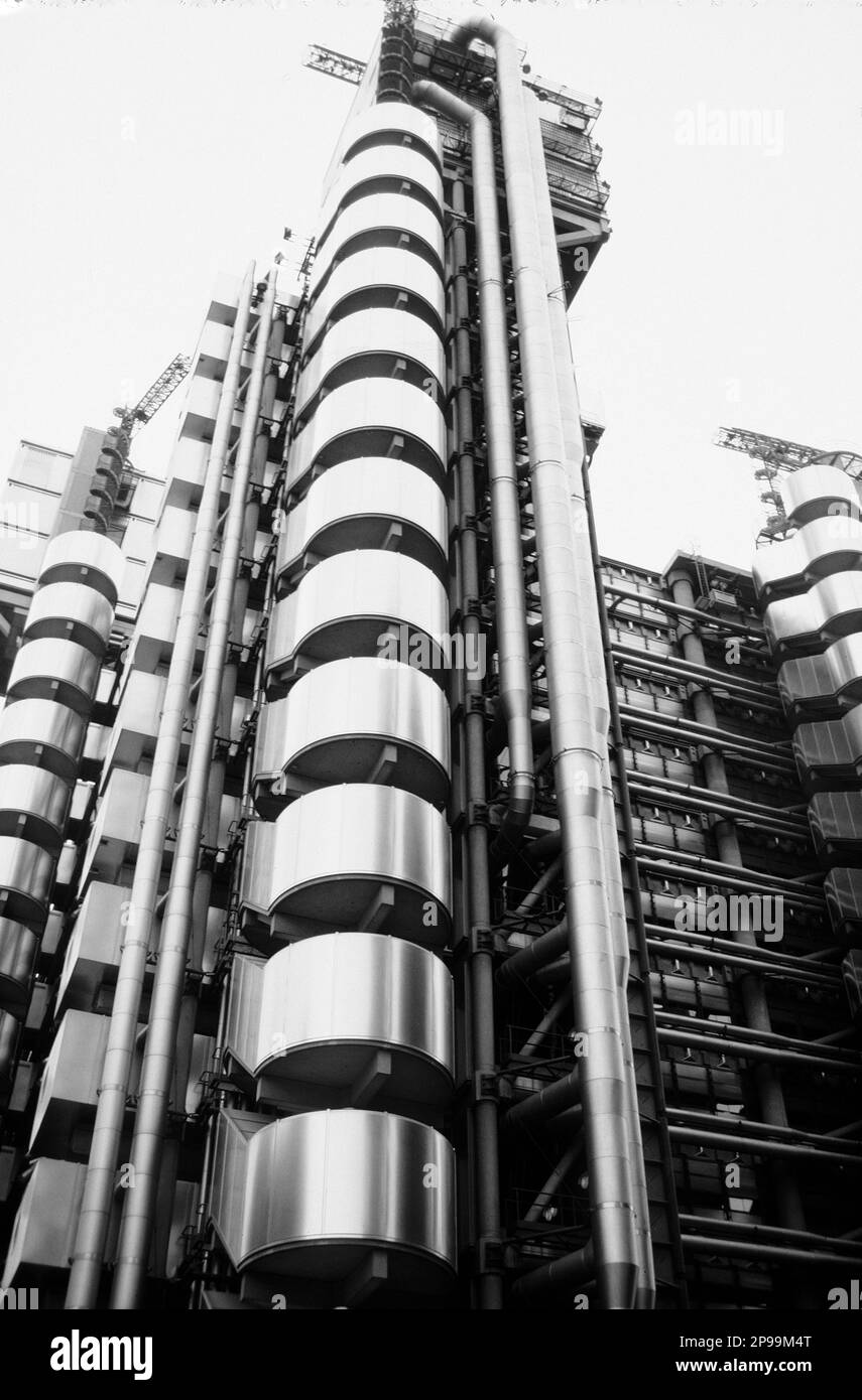 Lloyd's of London Insurance Building, Londra, Inghilterra Foto Stock