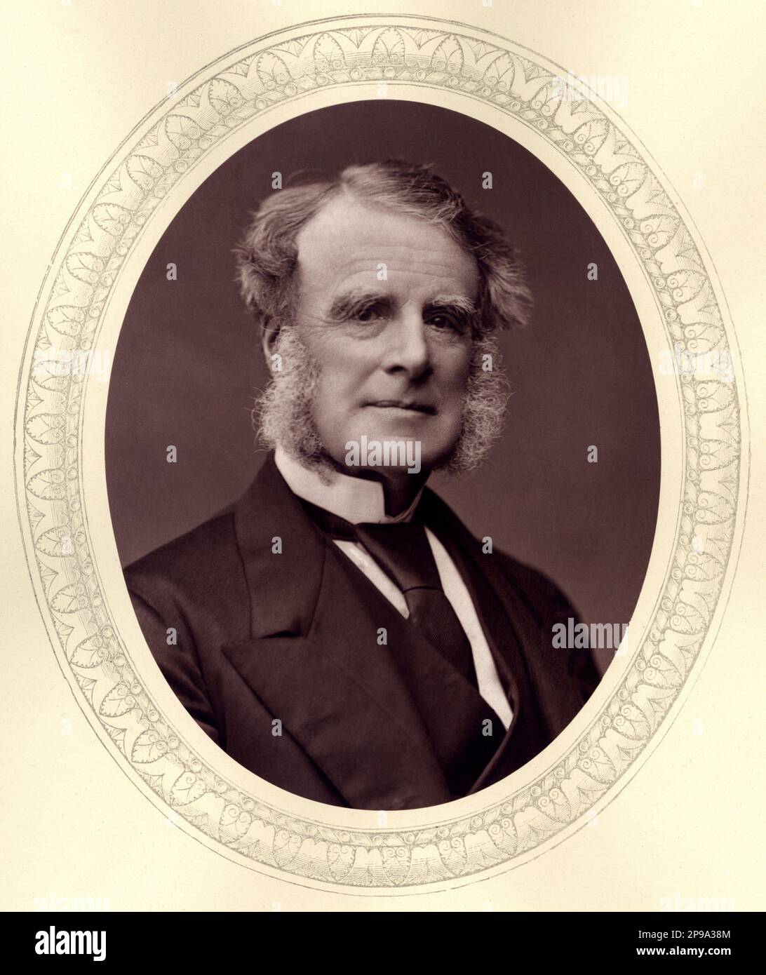 Il politico conservatore britannico Lord JOHN WILSON PATTEN 1st Barone WINMARLEIGH ( 1802 - 1892 ) - POLITICO - POLITICA - POLITICA - foto storiche - foto storica - ritratto - ritratto - barba - basette - NOBILI - NOBILTÀ - Nobiltà - WILSON-PATTEN - Barone - uomo anziano vecchio - uomo anziano - cravatta - colletto - colletto --- Archivio GBB Foto Stock