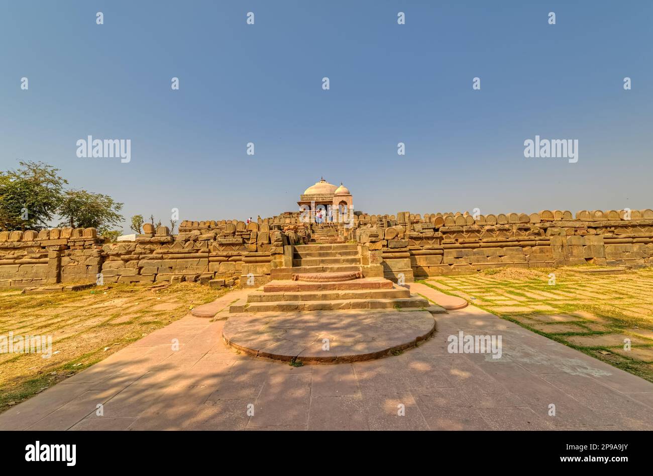 Harshat Mata Tempio resti storici in Abhaneri India Foto Stock