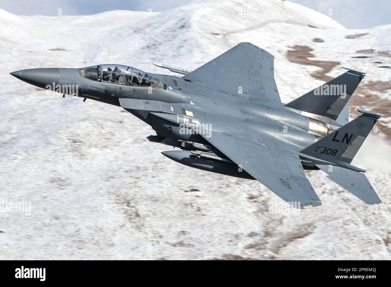 Mach Loop F-15 Foto Stock