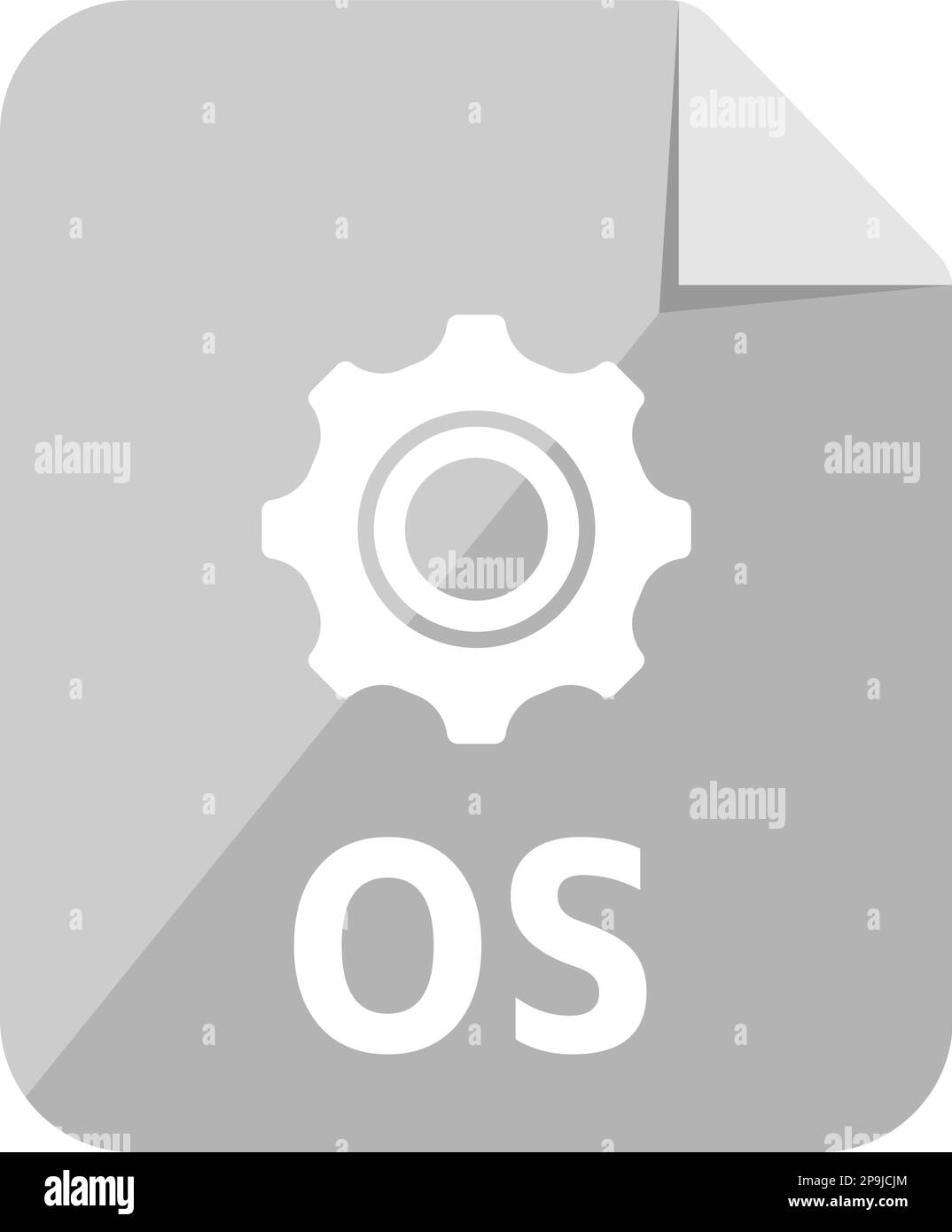 Illustrazione delle icone dei vari tipi di file vettoriali | OS Illustrazione Vettoriale