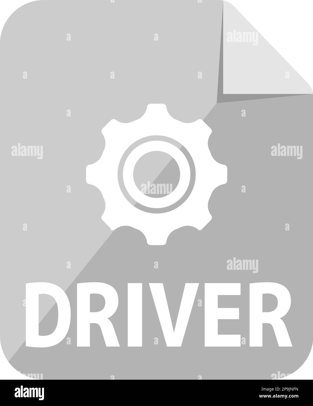 Illustrazione delle icone dei vari tipi di file vettoriali | driver Illustrazione Vettoriale