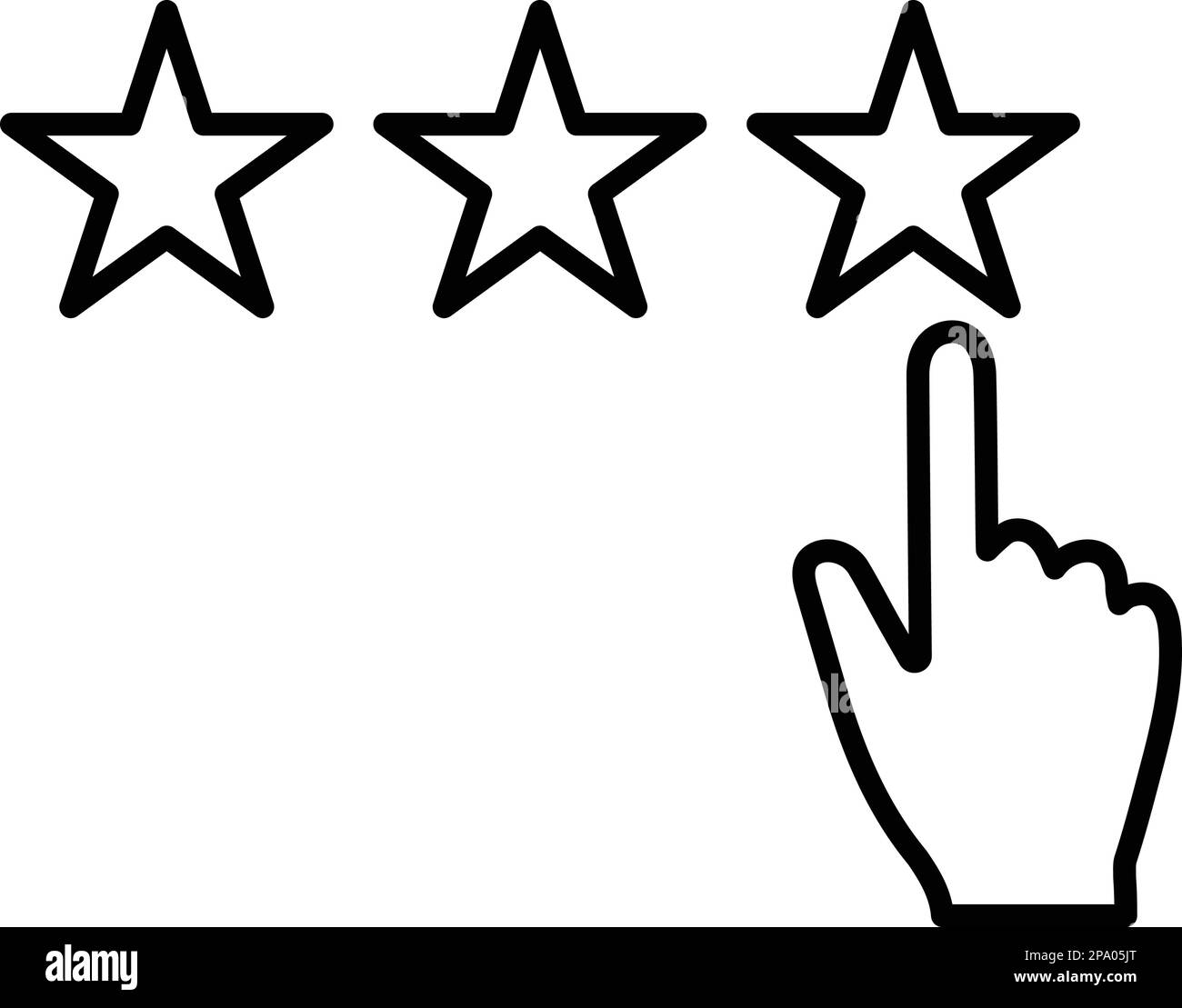 Icona di feedback, valutazione - progettazione vettoriale ben organizzata e modificabile utilizzando a fini commerciali, supporti di stampa, Web o qualsiasi tipo di progetto. Illustrazione Vettoriale