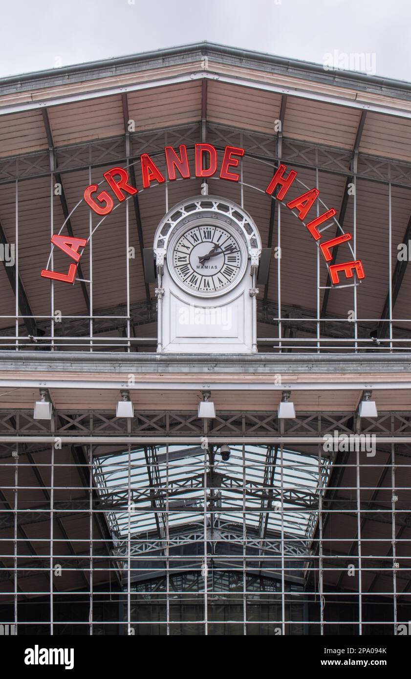 Parigi, Francia - 03 10 2023 : la Grande Halle de la Villette Foto Stock