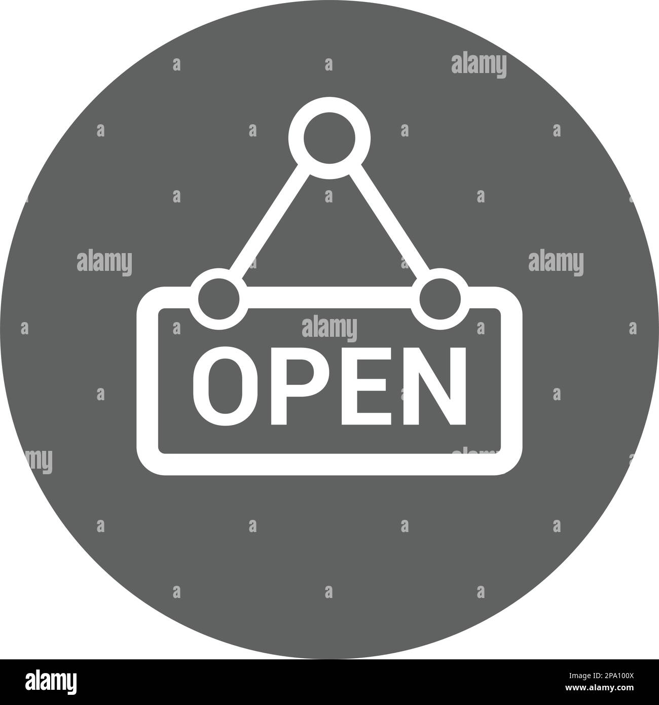 L'icona Open tag può essere utilizzata per lo sviluppo di app e dispositivi mobili o per scopi commerciali o per qualsiasi tipo di progetto. Illustrazione Vettoriale