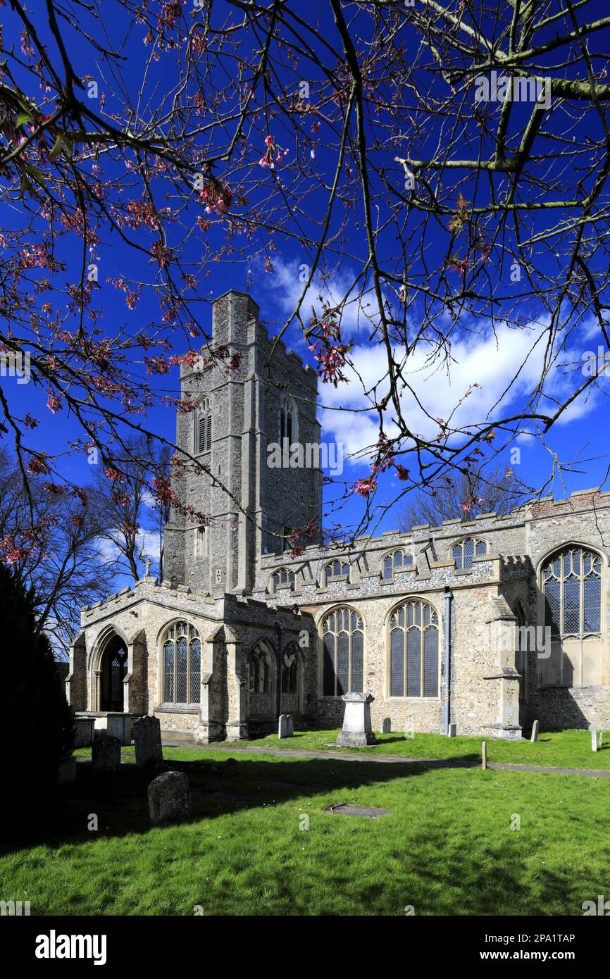 St Gregorys Church, Sudbury Town, Suffolk, Inghilterra, Regno Unito Foto Stock
