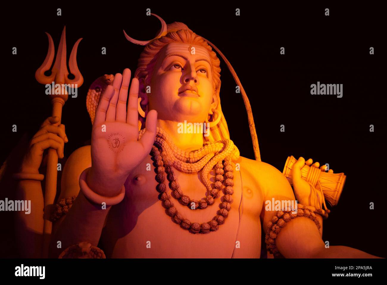 Bella Statua del Signore Shiva Foto Stock