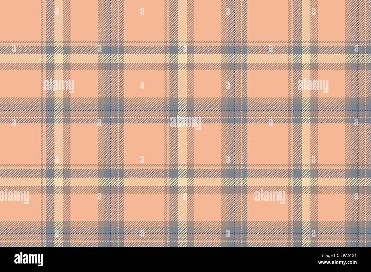 Sfondo plaid, controllare il motivo senza giunture in beige. Tessuto vettoriale per stampa tessile, carta da imballaggio, gift card, carta da parati flat design. Illustrazione Vettoriale