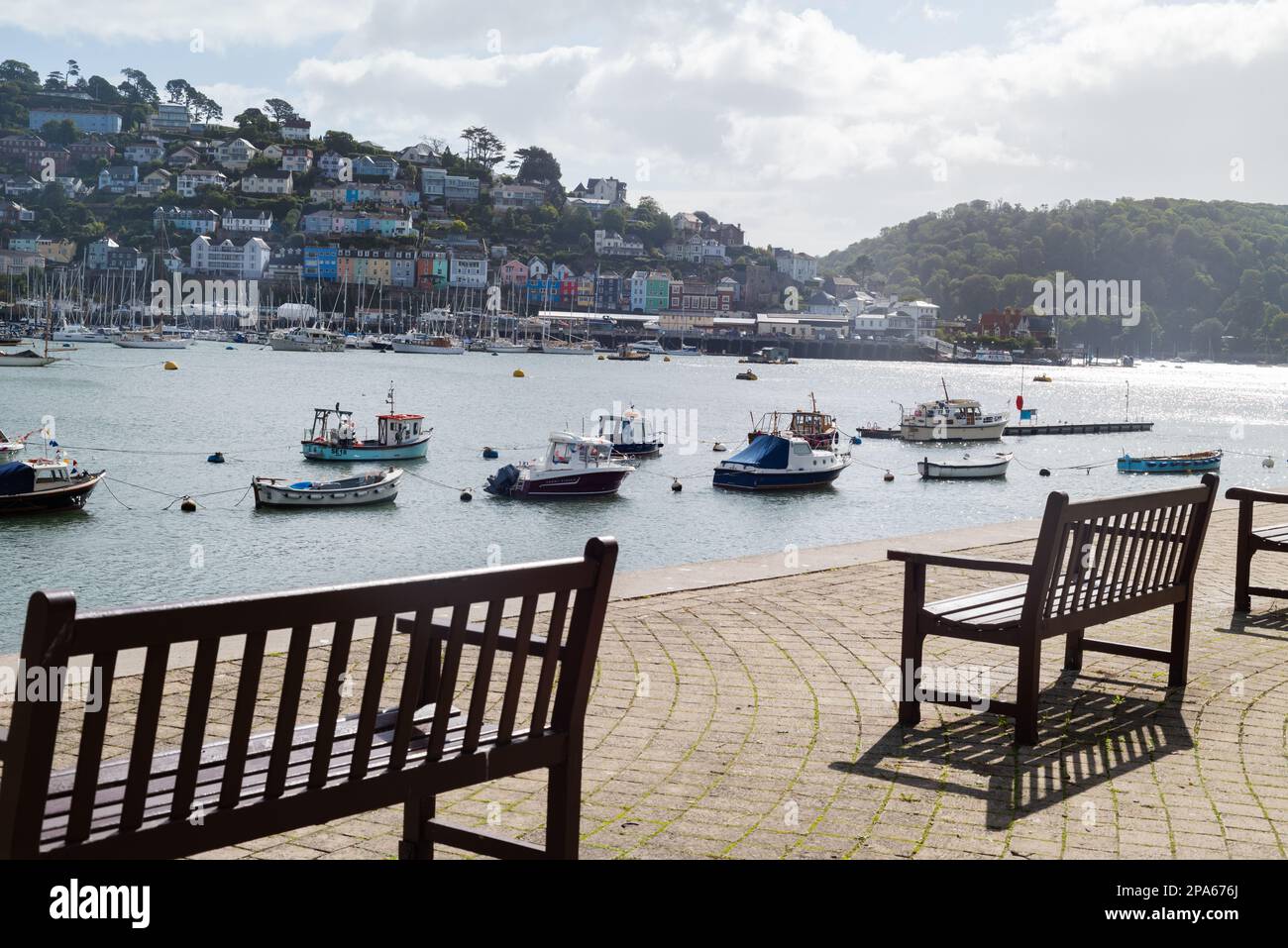 Belle rive del fiume Dart. Dartmouth, Devon, Regno Unito. 26.09.2022 Foto Stock