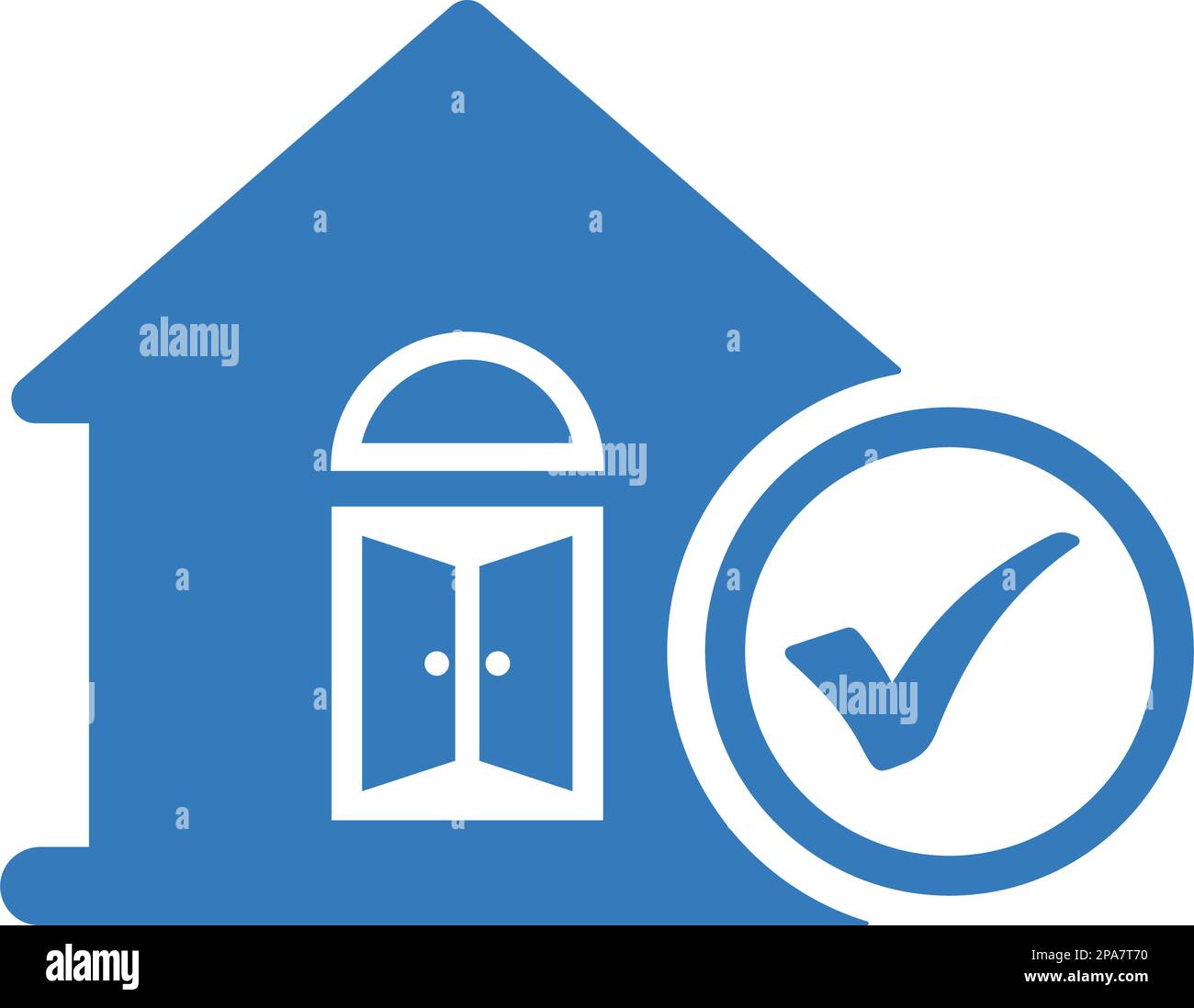 Icona di sicurezza domestica / protezione della casa. Bel disegno e vettore completamente modificabile per i progetti commerciali, stampa, web o di qualsiasi tipo. Illustrazione Vettoriale