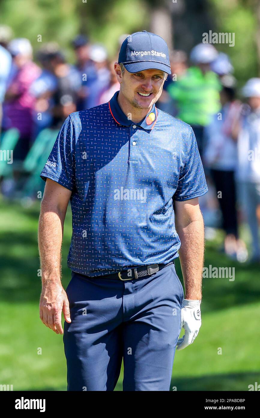 Ponte Vedra, Florida, Stati Uniti. 11th Mar, 2023. Justin Rose durante il terzo round del Campionato GIOCATORI al TPC Sawgrass di Ponte Vedra, FL. Gray Siegel/CSM/Alamy Live News Foto Stock