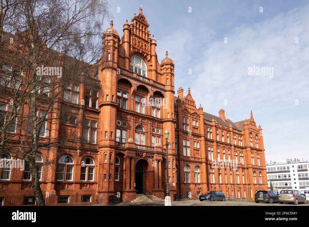 Salford, Manchester, regno unito, 11 marzo 2023 Peel Building, Università di Salford Foto Stock