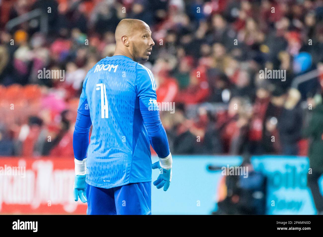 Toronto, Ontario, Canada. 11th Mar, 2023. Sala Eloy #1 in azione durante la partita di MLS tra il Toronto FC e il Columbus Crew al BMO Field di Toronto. Il gioco è terminato 1-1 (Credit Image: © Angel Marchini/ZUMA Press Wire) SOLO PER USO EDITORIALE! Non per USO commerciale! Foto Stock