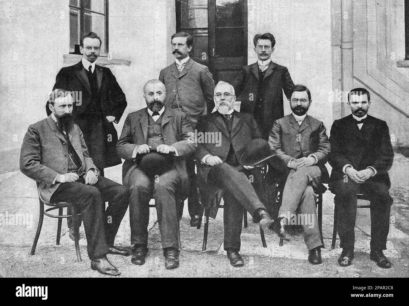 Presidium della Duma di Stato in Russia nel 1906. Foto scattata nel 1906. Foto Stock