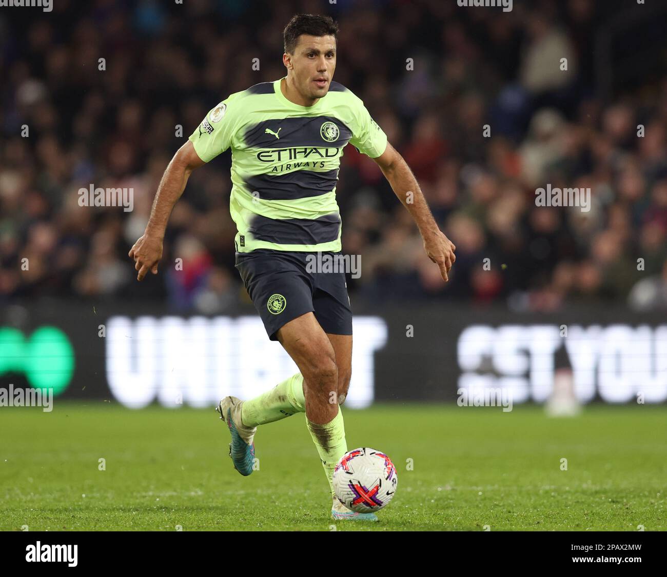 Londra, Regno Unito. 11th Mar, 2023. Rodri di Manchester City durante la partita della Premier League al Selhurst Park, Londra. Il credito dell'immagine dovrebbe essere: Paul Terry/Sportimage Credit: Sportimage/Alamy Live News Foto Stock