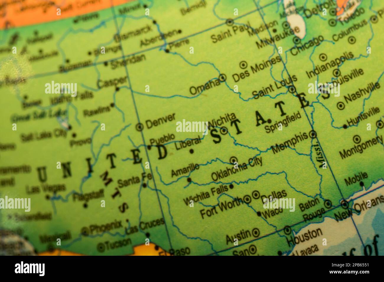 Mappa delle Americhe, posizione delle Americhe, mappa degli Stati Uniti d'America Foto Stock
