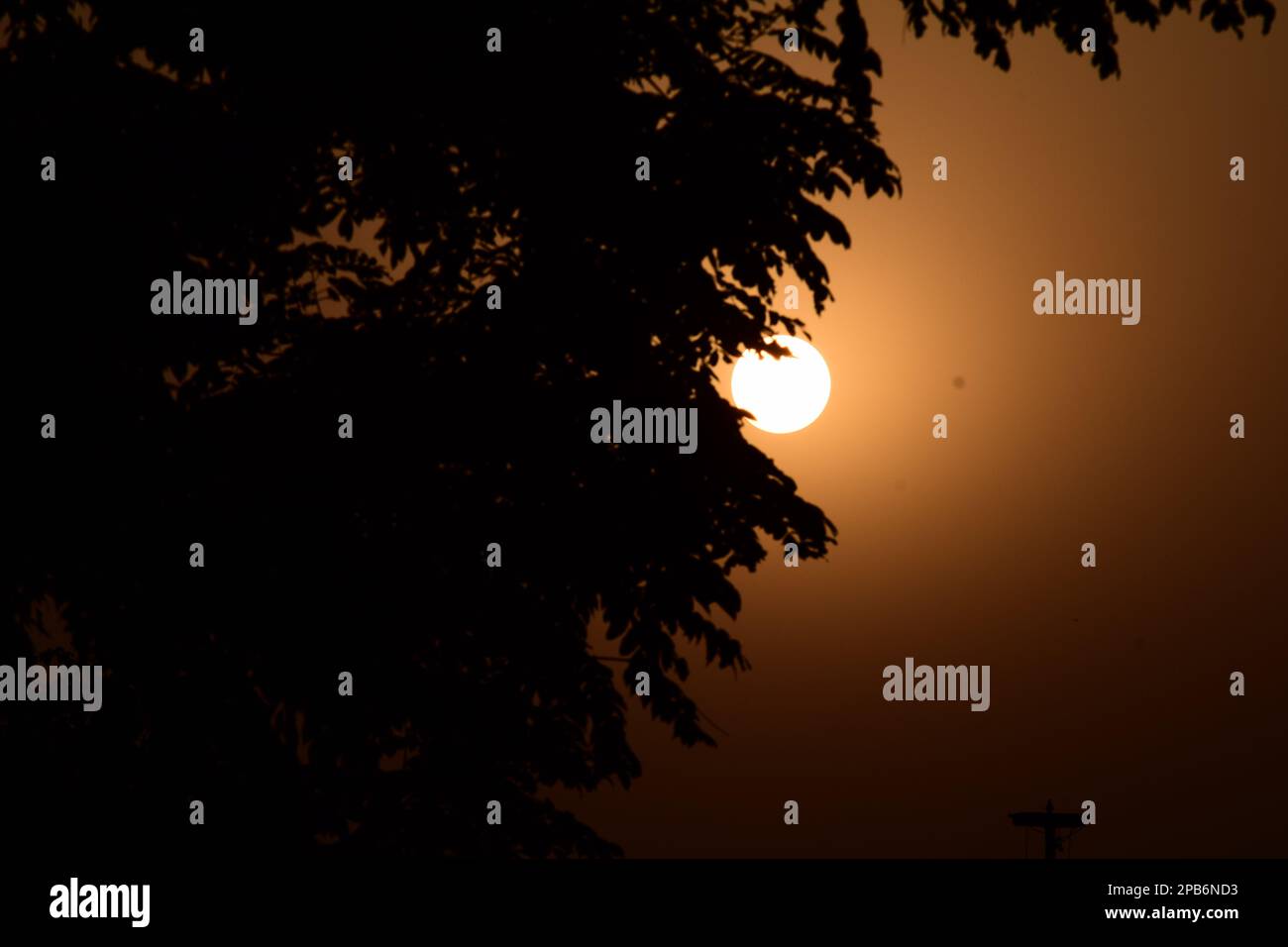 Quanti tramonti si possono ammirare? Foto Stock
