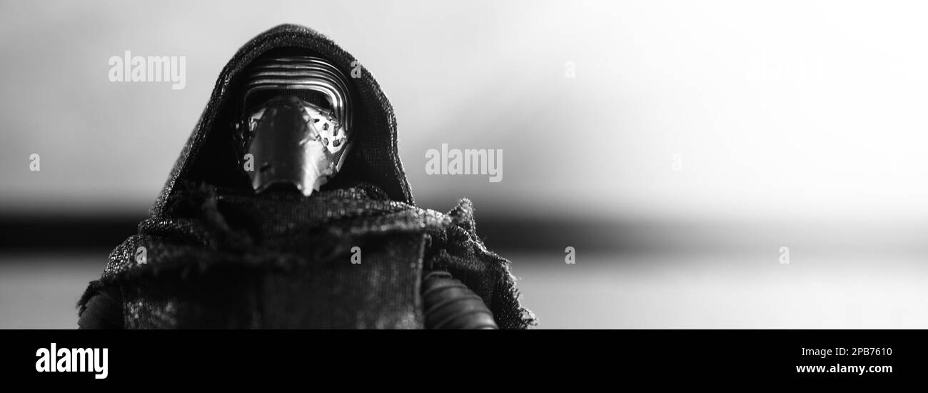 Bangkok Thailandia. Aprile 30 2018. Personaggio di Star Wars. Immagini ritratto. Personaggi giocattolo modello in piedi. Collezione di figure d'azione Hasbro di StarWars fo Foto Stock