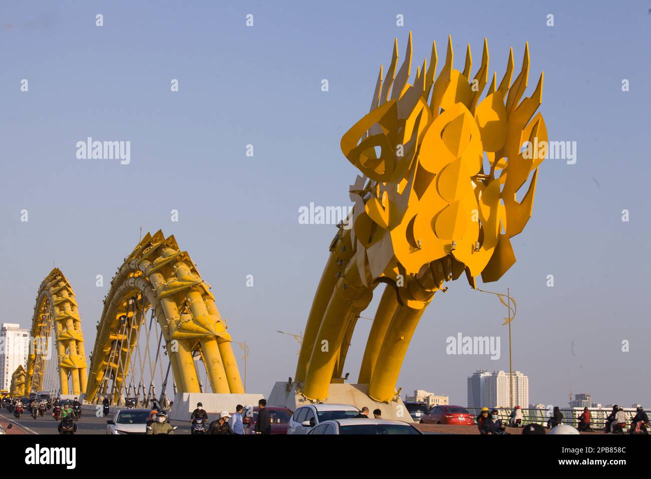 Vietnam, da Nang, Ponte del Drago, Can Rong, Foto Stock