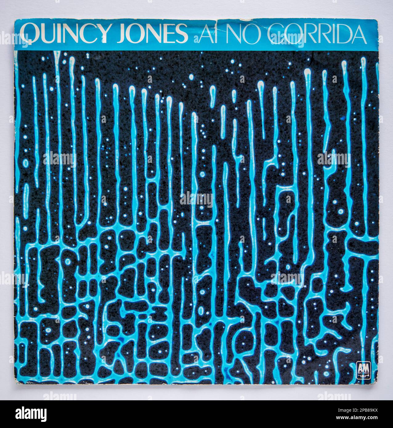 Copertina della versione singola da sette pollici di ai No Corrida di Quincy Jones, rilasciata nel 1981 Foto Stock