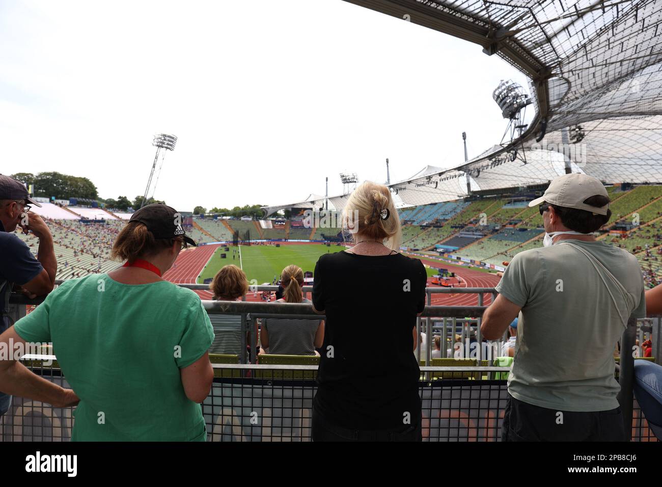 Tifosi al Campionato europeo di Atletica 2022 Foto Stock