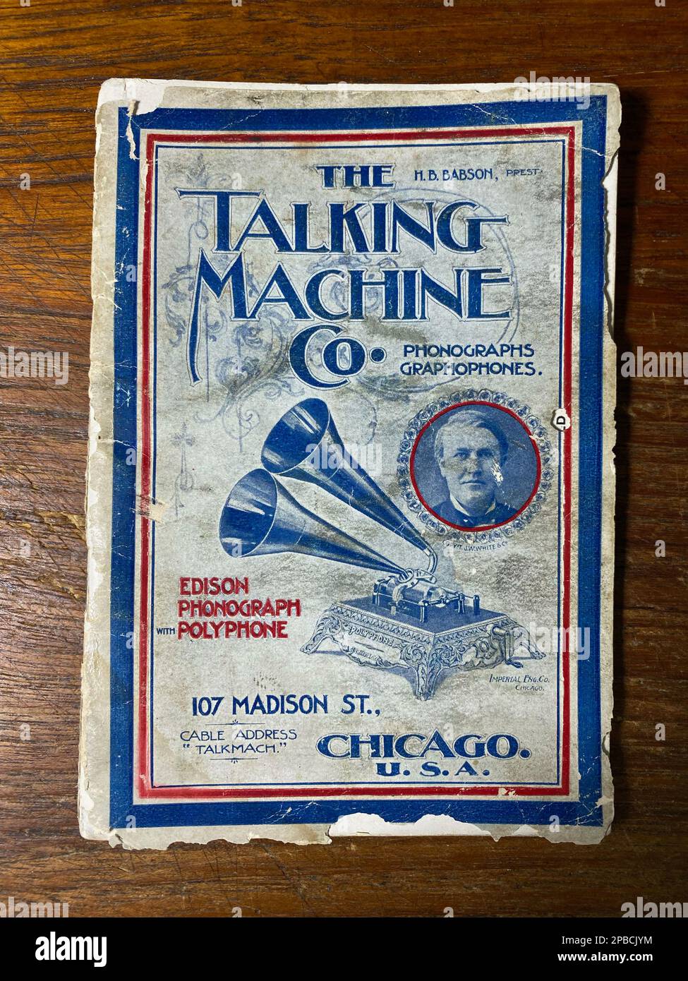 Chicago Talking Machine Company Catalog Foto Stock