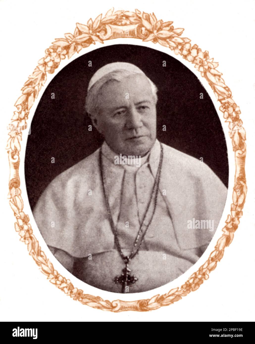 Photo Ancienne - Pape Saint Pie X Consacrant Des évêques Français à Rome (vers 1906)