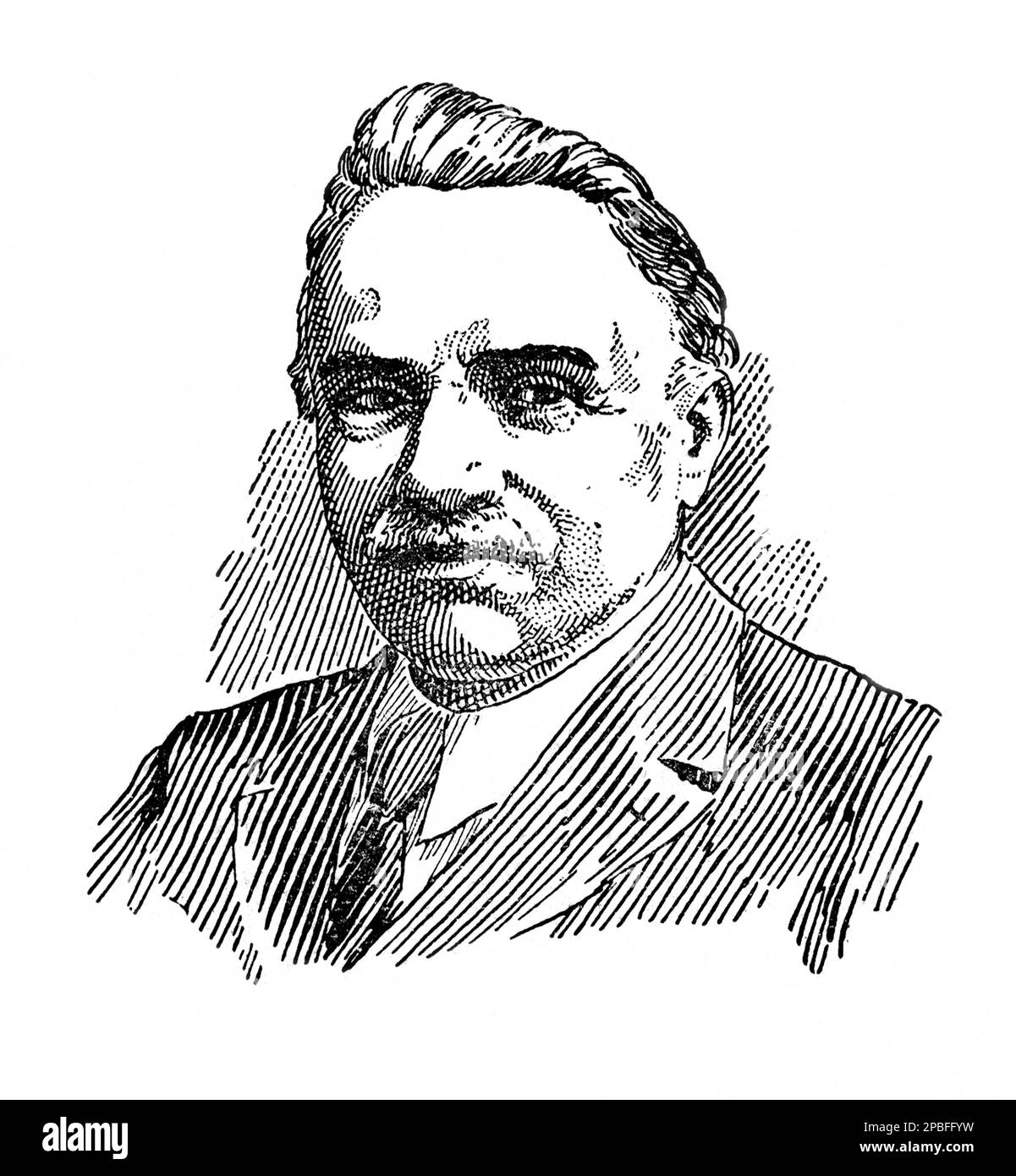 LUIGI BIANCHI ( 1856 - 1928 ) è stato un matematico italiano . Nato a Parma, Emilia-Romagna, morì a Pisa. Fu un membro di spicco della vigorosa scuola geometrica che fiorì in Italia negli ultimi anni del 19th° secolo e nei primi anni del XX secolo. Ritratto di Giuseppe Martelli 8 1928 ca) . Nel 1898 Bianchi ha elaborato la classificazione Bianchi di nove possibili classi di isometria di gruppi tridimensionali di Lie di isometrie di un collettore riemanniano (sufficientemente simmetrico). Come sapeva Bianchi, questa è essenzialmente la stessa cosa della classificazione, u Foto Stock