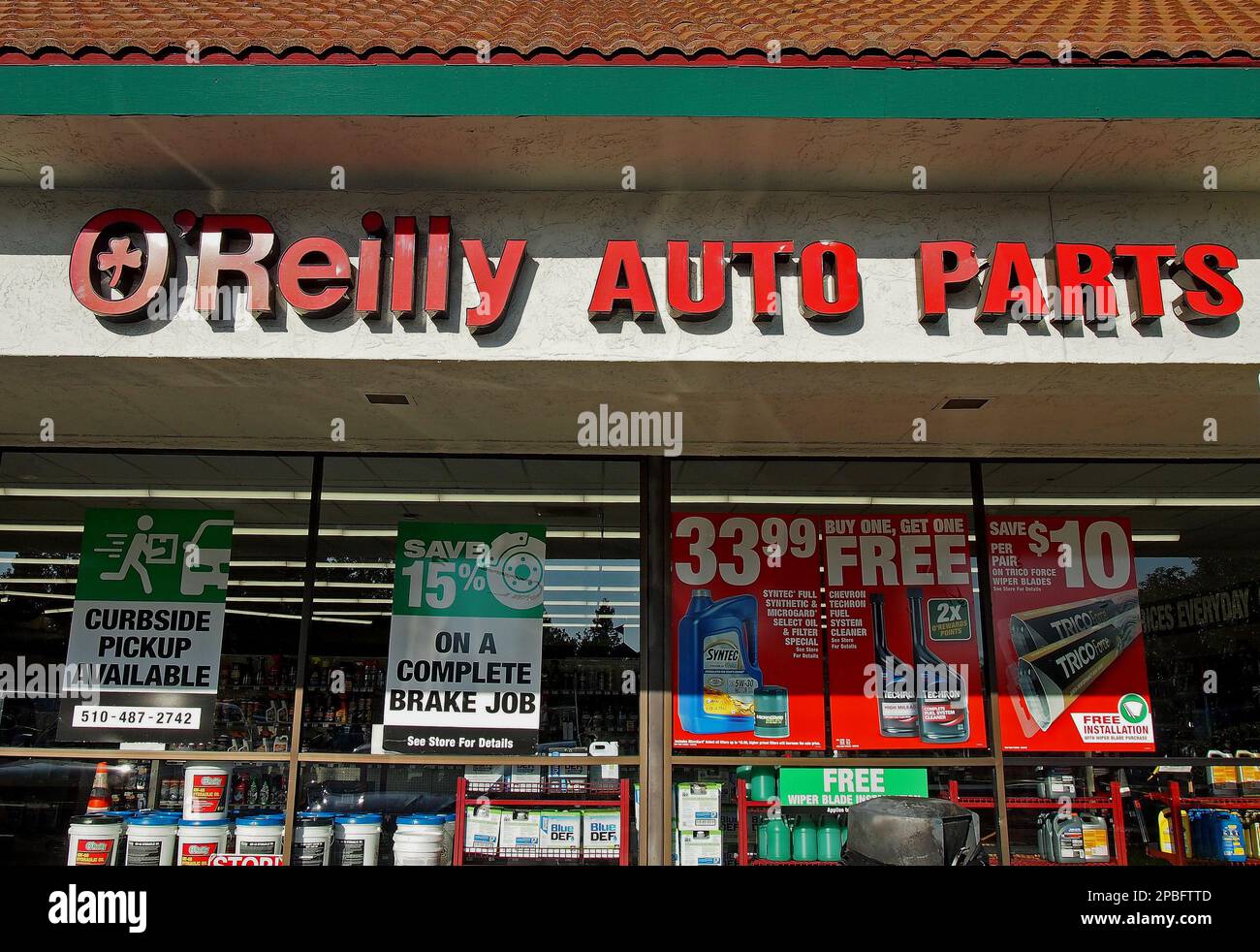 O'Reilly Auto Parts Store a Union City, California Foto Stock