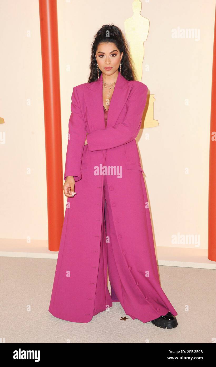 Los Angeles, California. 12th Mar, 2023. Lilly Singh in arrivo per 95th Academy Awards - Arrivi 1, Dolby Theatre, Los Angeles, CA 12 marzo 2023. Credit: Elizabeth Goodenough/Everett Collection/Alamy Live News Foto Stock
