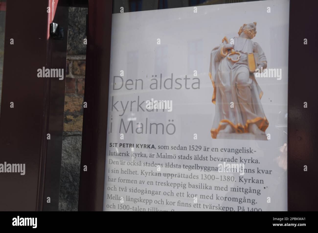 Malmo/Svezia/12 marzo 2023/ San Petri Kyrka in altre parole Chiesa di San Petri nella città meridionale Malmô Svezia-. (Foto.Francis Joseph Dean/immagini del decano) Foto Stock