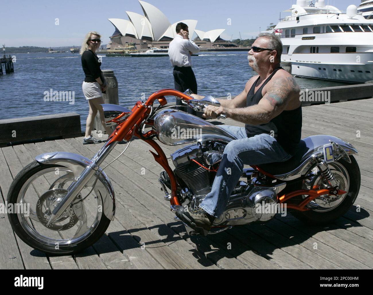 Paul Teutul Sr. right, from the popular reality television show ...