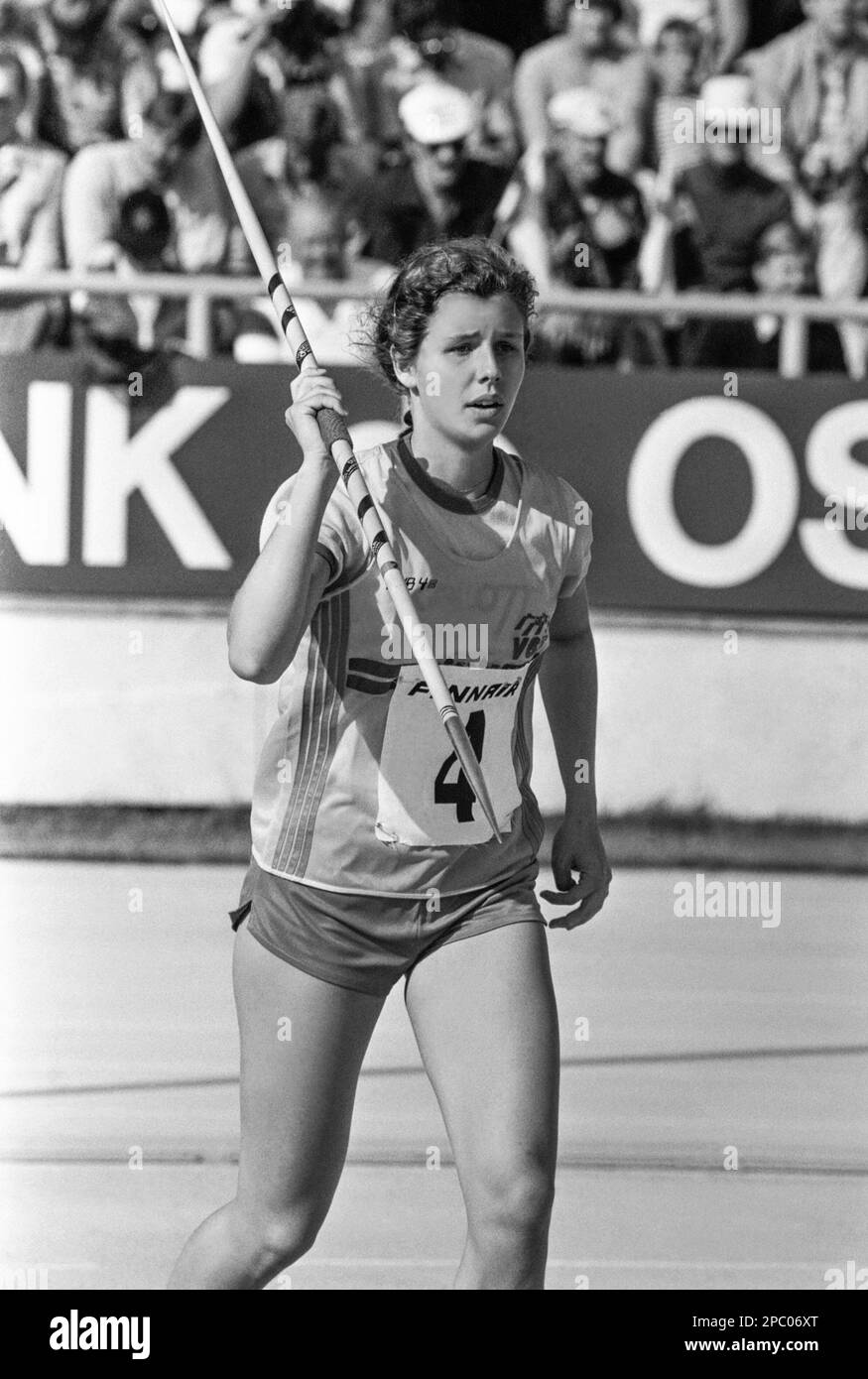 KARIN BERGDAHL Sweden atleta atleta di pista n Field Foto Stock