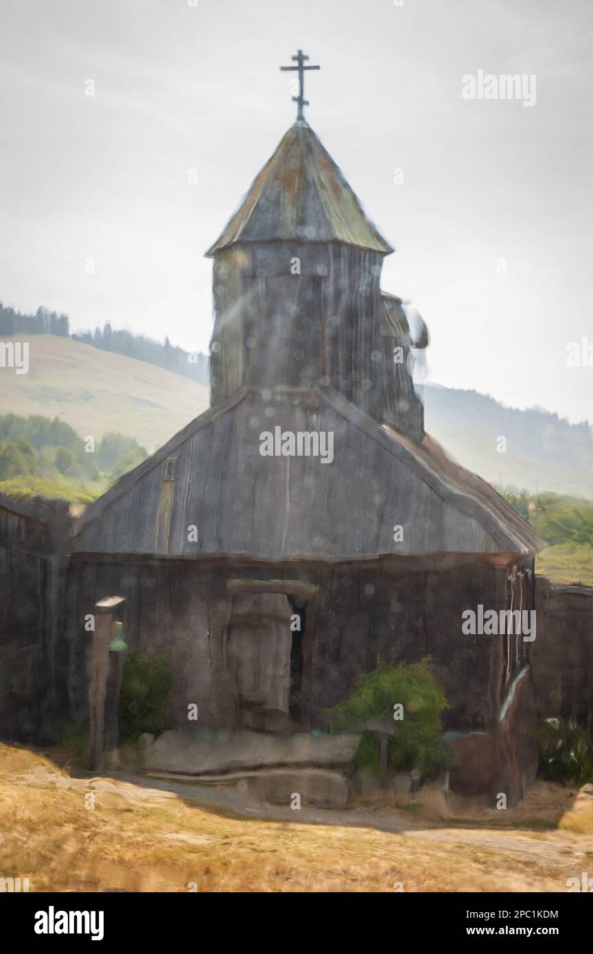 Fort Ross state Historic Park, California Foto Stock