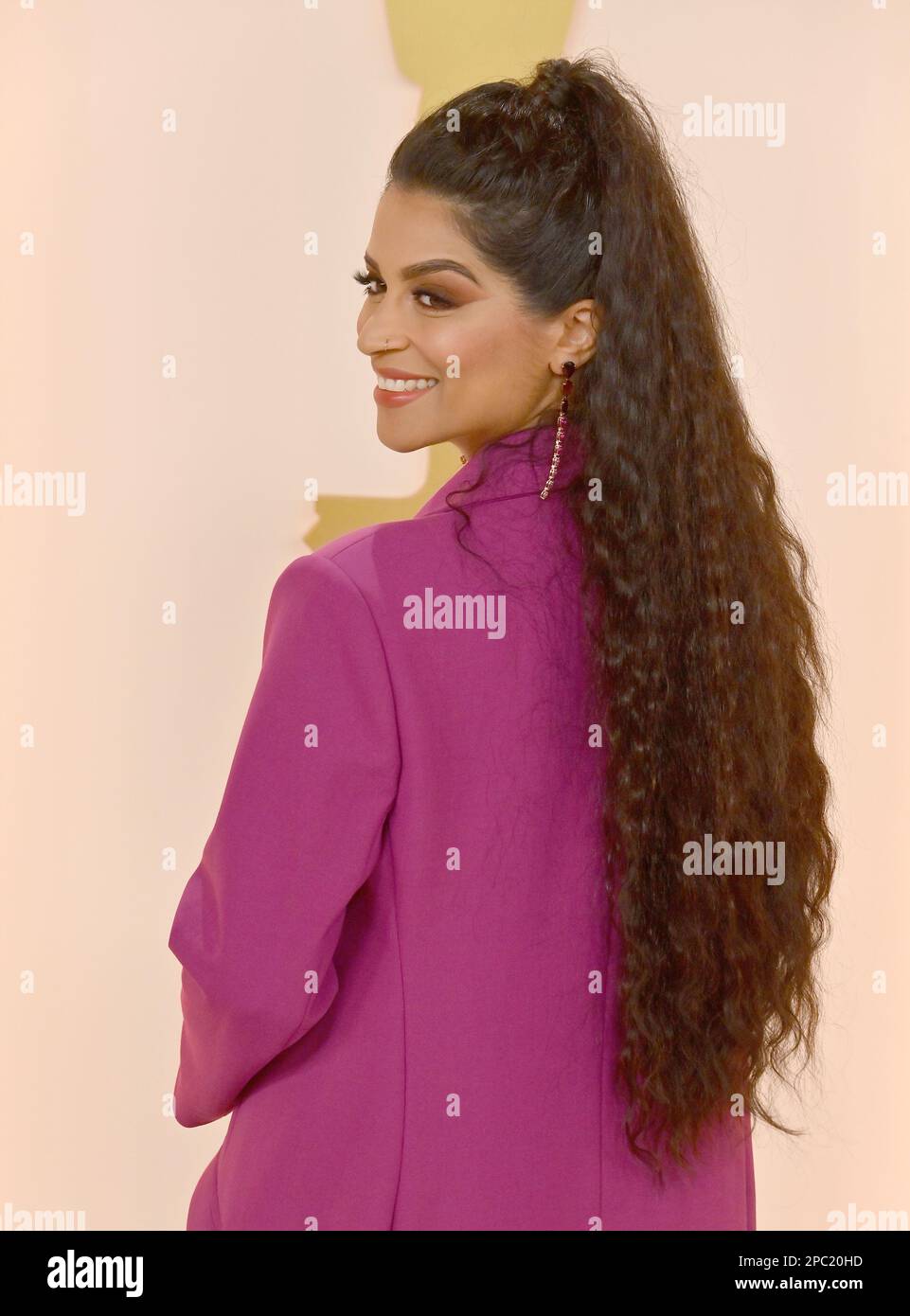 Lilly Singh partecipa ai 95th Academy Awards annuali al Dolby Theatre nella sezione Hollywood di Los Angeles domenica 12 marzo 2023. Foto di Jim Ruymen/UPI Foto Stock