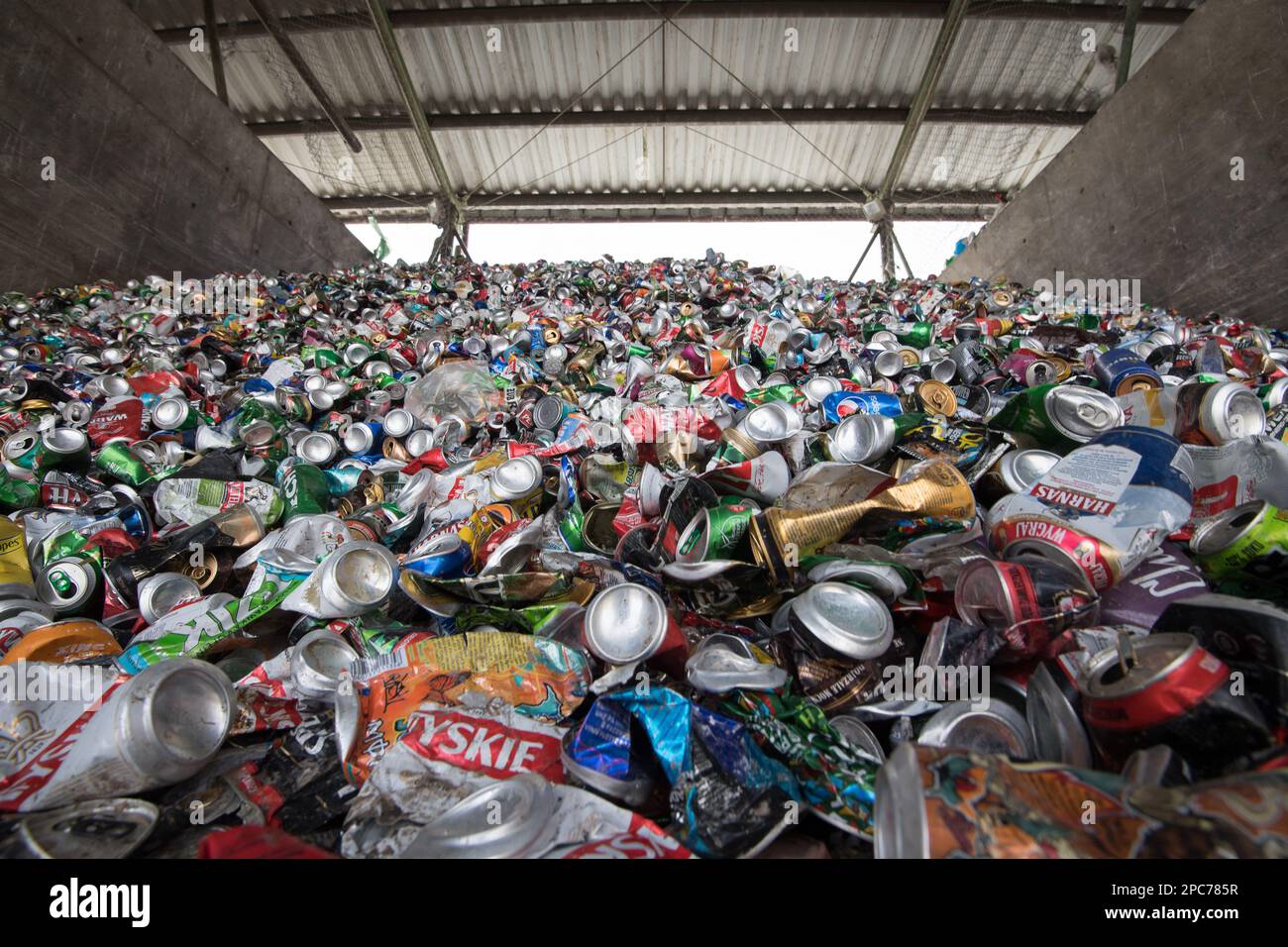 Impianto municipale di recupero dei rifiuti solidi a Danzica, Polonia © Wojciech Strozyk / Alamy Stock Photo Foto Stock