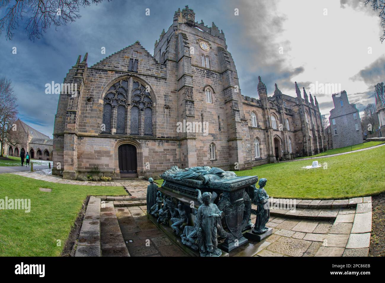 Kings College Chapel, Università di Aberdeen, Old Aberdeen, Aberdeen, Scozia, REGNO UNITO Foto Stock