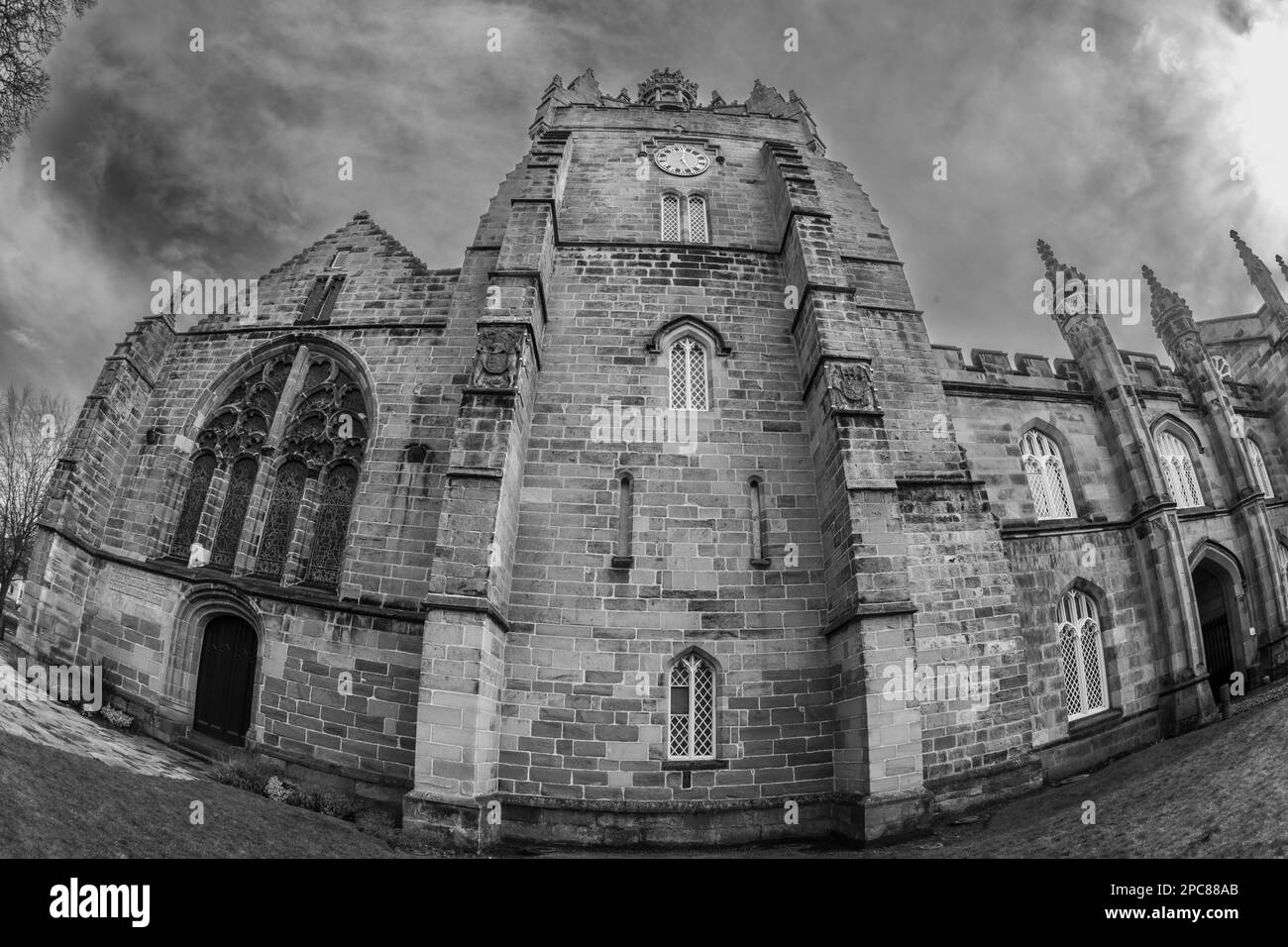 Kings College Chapel, Università di Aberdeen, Old Aberdeen, Aberdeen, Scozia, REGNO UNITO Foto Stock