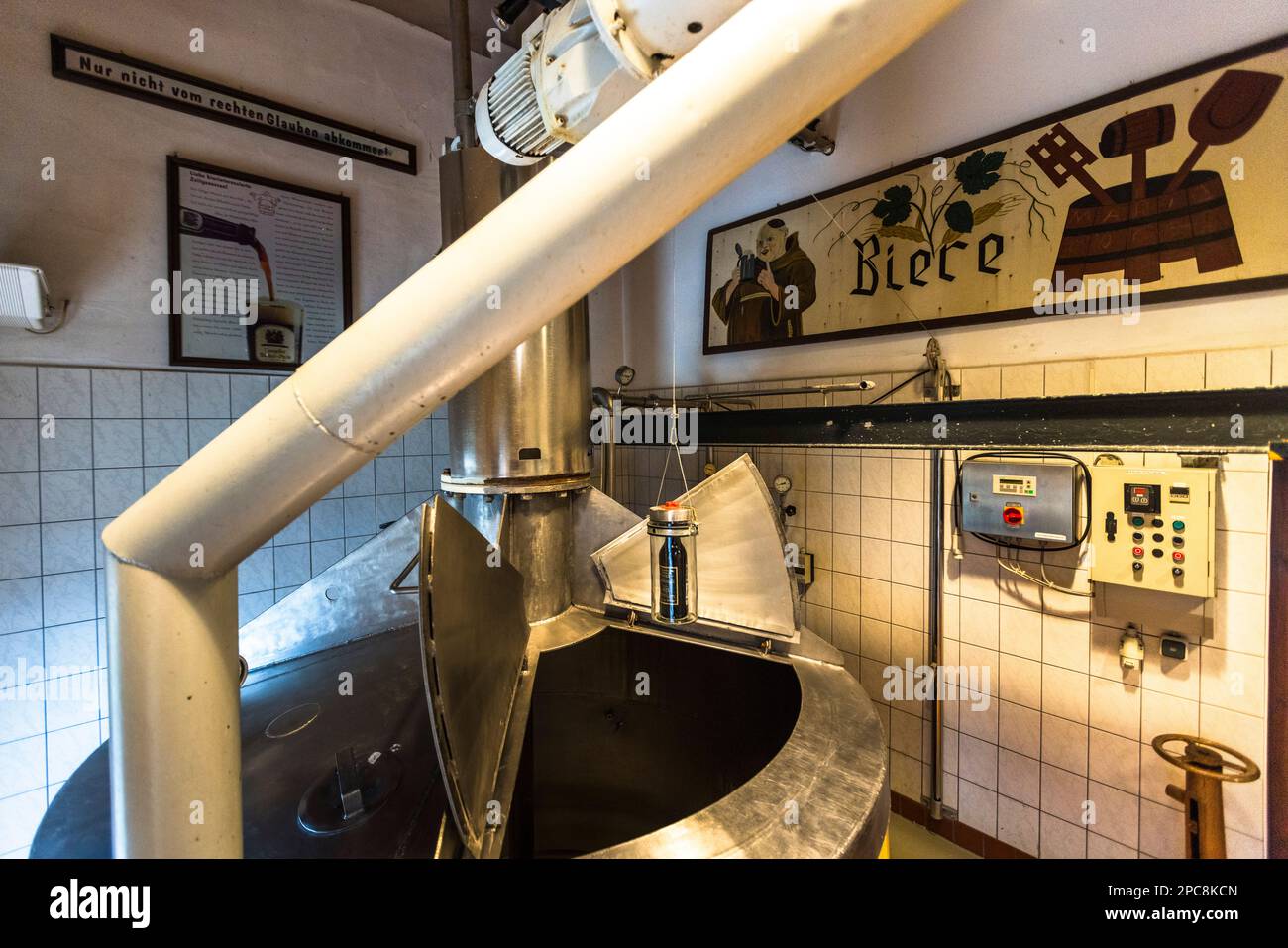 Birreria Klosterbrauerei Neuzelle, Germania Foto Stock