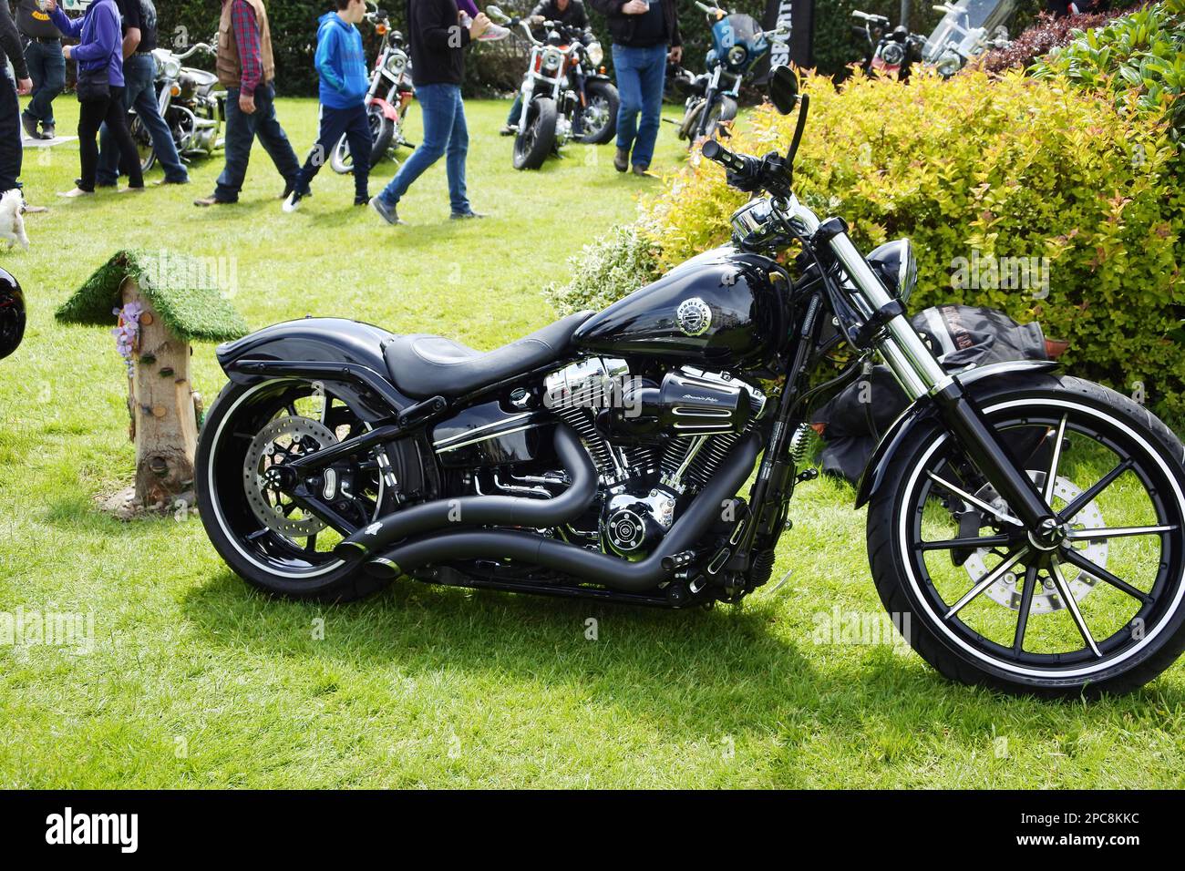 Harley Davidson convention motociclistica a Killarney, sul Ring of Kerry, Irlanda - John Gollop Foto Stock