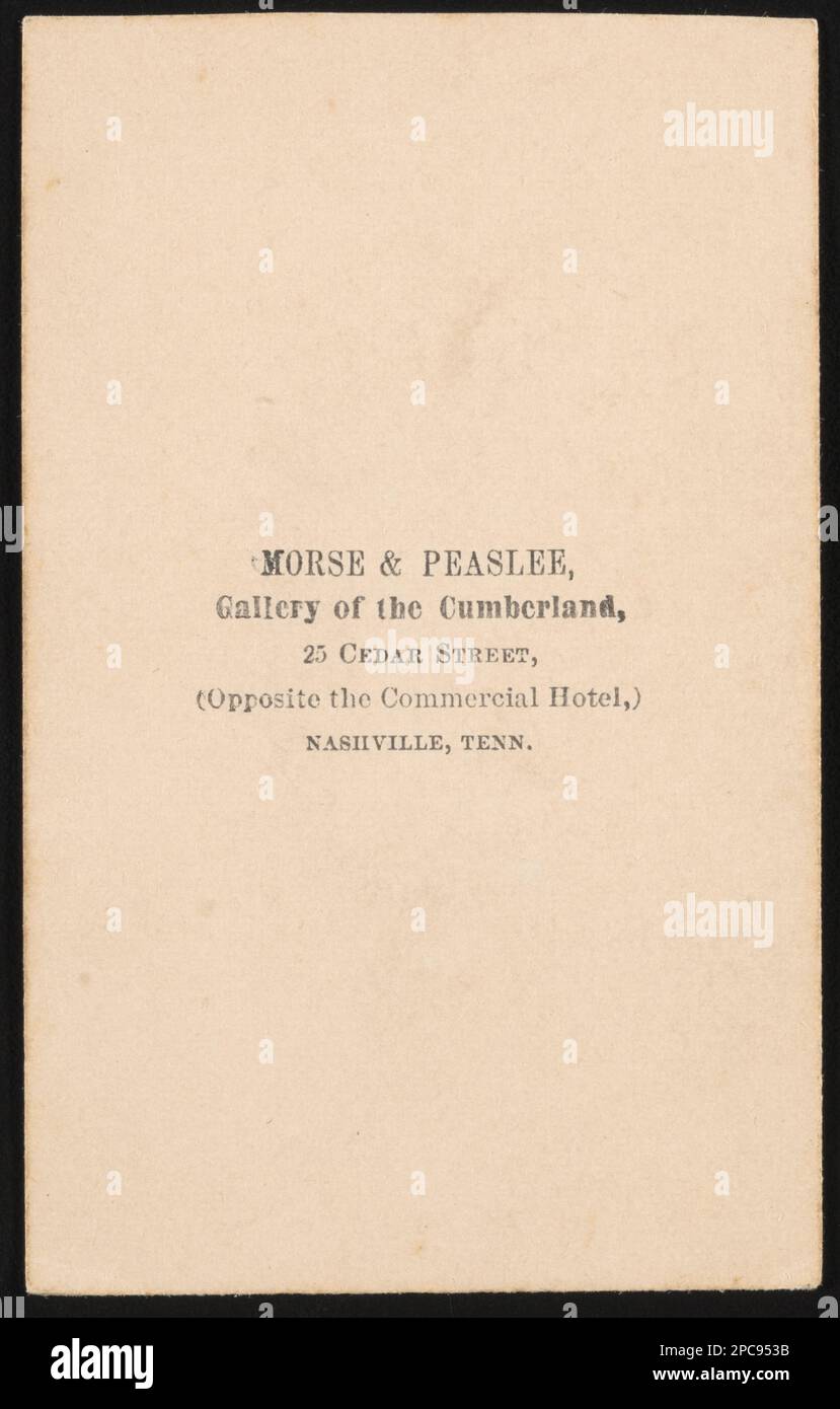 Il privato Franklin G. Rockefeller di Co.. A, 7th Ohio Fanteria Regiment in uniforme / Morse & Peaslee, Gallery of the Cumberland, 25 Cedar Street, (di fronte al Commercial Hotel,) Nashville, Tennessee. Liljenquist Famiglia Collezione di fotografie della Guerra civile , pp/liljpaper. Rockefeller, Franklin G, 1845-1917, Stati Uniti, Army, Ohio Fantry Regiment, 7th (1861-1864), persone, soldati, Unione, 1860-1870, Military Uniforms, Union, 1860-1870, Stati Uniti, Storia, Guerra civile, 1861-1865, personale militare, Unione. Foto Stock