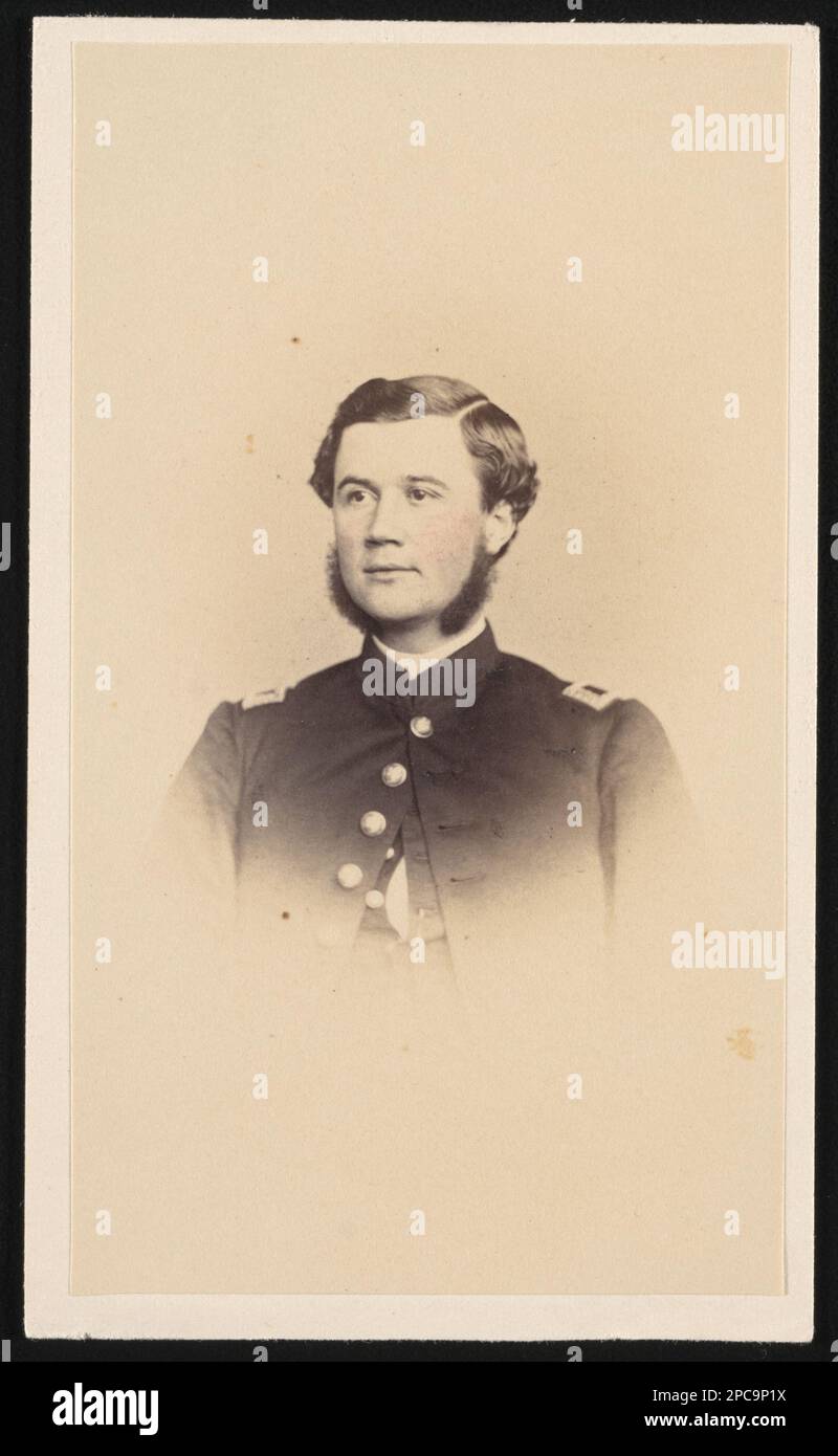Soldato non identificato nell'uniforme dell'Unione. Liljenquist Famiglia Collezione di fotografie della Guerra civile , pp/liljpaper. Stati Uniti, Esercito, persone, 1860-1870, soldati, Unione, 1860-1870, uniformi militari, Unione, 1860-1870, Stati Uniti, Storia, Guerra civile, 1861-1865, personale militare, Unione. Foto Stock