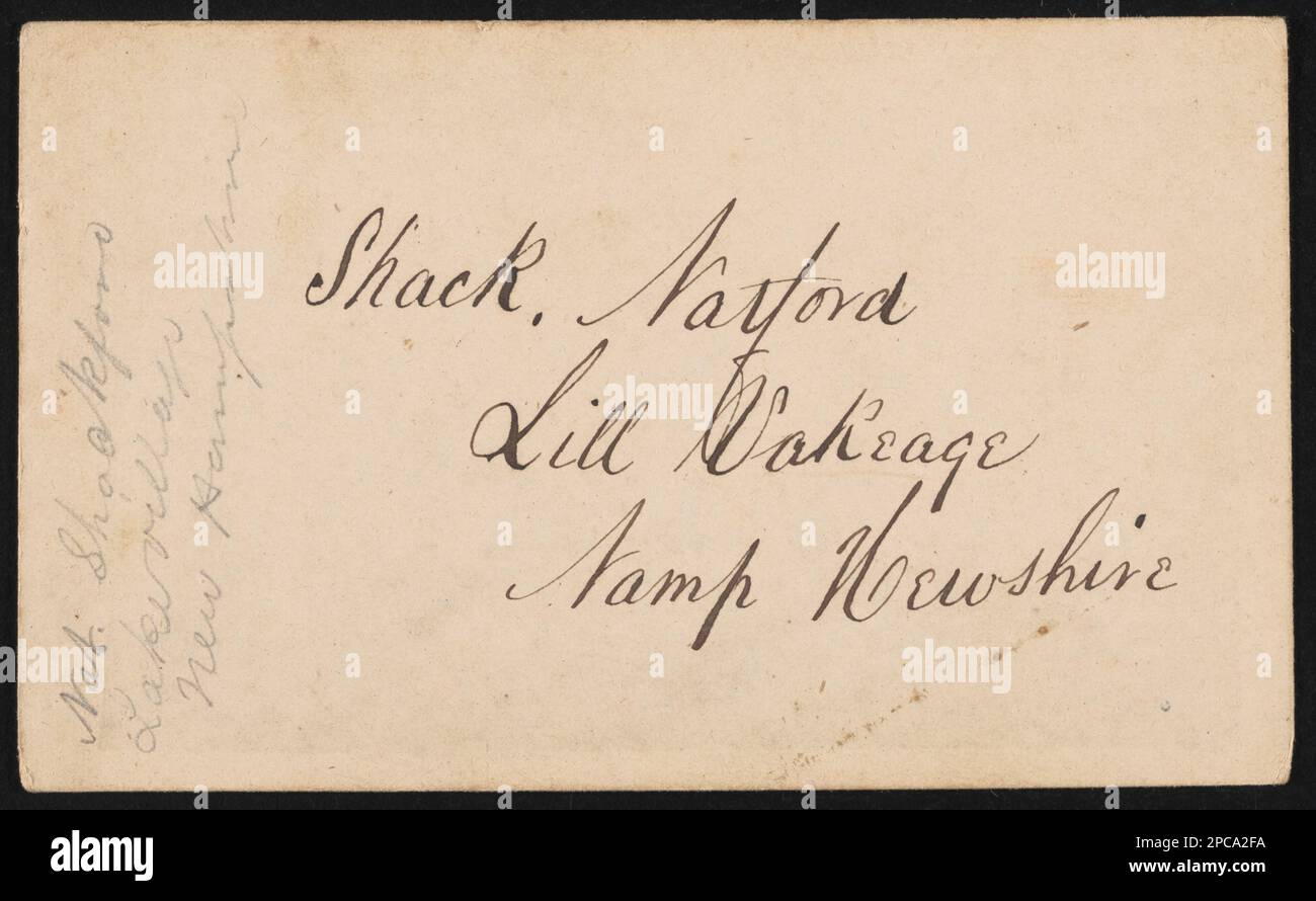 Tenente colonnello Nathaniel Shackford della Co.. E, 12th New Hampshire Fanteria Regiment in uniforme. Liljenquist Famiglia Collezione di fotografie della Guerra civile , pp/liljpaper. Shackford, Nathaniel, 1826-1920, Stati Uniti, Army, New Hampshire Fanty Regiment, 12th (1862-1865), People, United States, Army, Persone, 1860-1870, soldati, Unione, 1860-1870, Uniformi militari, Unione, 1860-1870, Stati Uniti, Storia, Guerra civile, 1861-1865, personale militare, Unione. Foto Stock