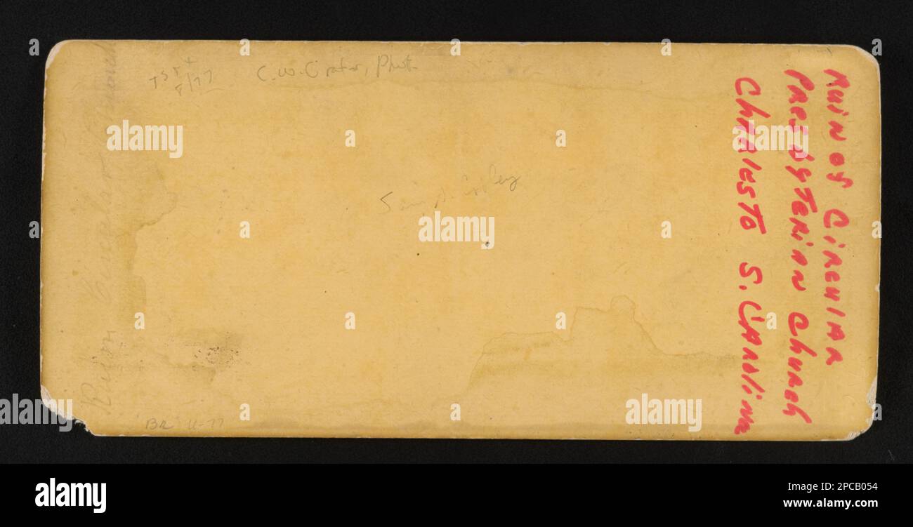 Rovina della Chiesa Presbiteriana circolare, Charleston, S. Carolina. The Robin G. Stanford Collection, digitalizzato 2015 finanziamenti dal Center for Civil War Photography. Charleston (S.C.), History, Guerra civile, 1861-1865, Stati Uniti, Storia, Guerra civile, 1861-1865, Carolina del Sud, Charleston. Foto Stock Rovina della Chiesa Presbiteriana circolare, Charleston, S. Carolina. The Robin G. Stanford Collection, digitalizzato 2015 finanziamenti dal Center for Civil War Photography. Charleston (S.C.), History, Guerra civile, 1861-1865, Stati Uniti, Storia, Guerra civile, 1861-1865, Carolina del Sud, Charleston. Foto Stock