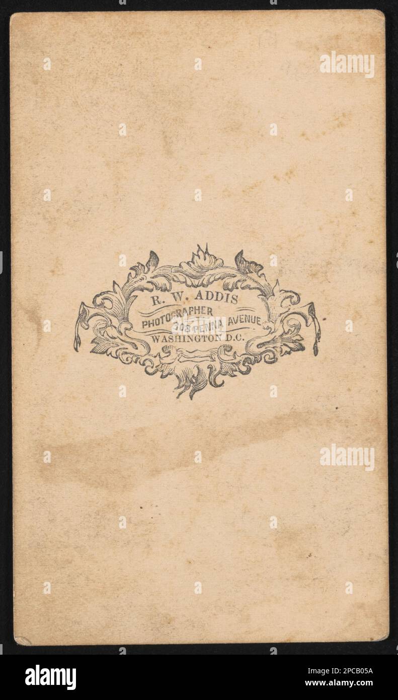 Owen Omar Gardner di Co.. H, 107th New York Infanty Regiment in uniforme / R.W. Addis, fotografo, 308 penna Avenue, Washington, D.C.. Liljenquist Famiglia Collezione di fotografie della Guerra civile , pp/liljpaper. Gardner, Owen Omar, 1841-1931, Stati Uniti, Army, New York, reggimento della fanteria, 107th (1862-1865), persone, soldati, Unione, 1860-1870, Military Uniforms, Union, 1860-1870, Stati Uniti, Storia, Guerra civile, 1861-1865, personale militare, Unione. Foto Stock
