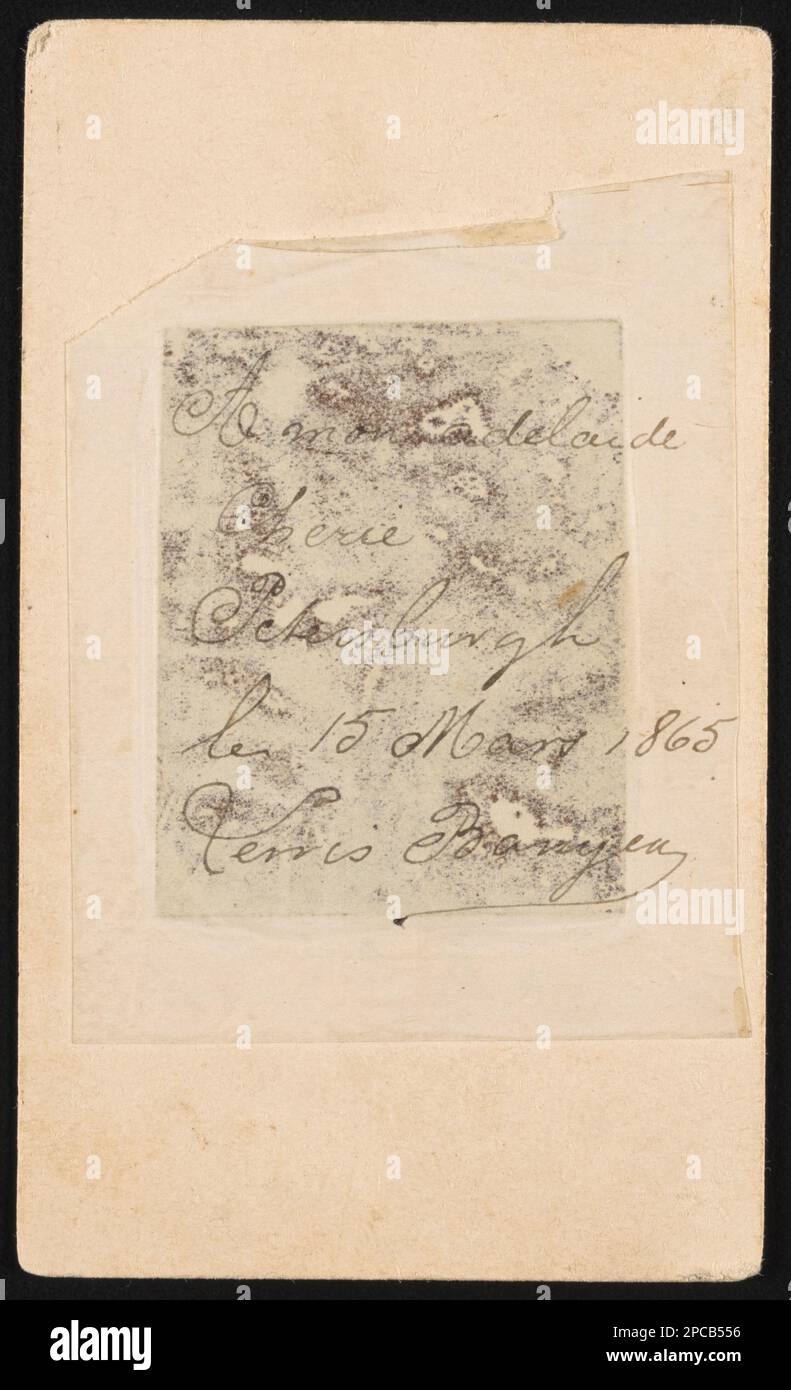 Il sergente Lewis Banyea della Co.. C, 5th reggimento fanteria Vermont in uniforme con stemma corpo 6th sul petto. Liljenquist Famiglia Collezione di fotografie della Guerra civile , pp/liljpaper. Banyea, Lewis, 1836-1920, Stati Uniti, Army, Vermont Regiment Fanteria, 5th (1861-1865), Soldiers, Union, 1860-1870, Uniformi militari, Unione, 1860-1870, Stati Uniti, Storia, Guerra civile, 1861-1865, personale militare, Unione. Foto Stock