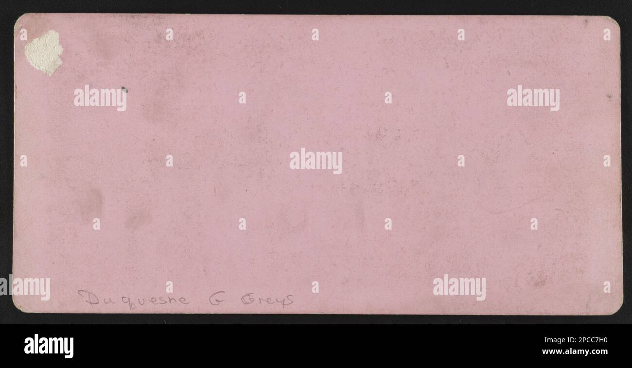 Duquesne Greys. The Robin G. Stanford Collection, digitalizzato 2015 finanziamenti dal Center for Civil War Photography. Pennsylvania, Guardia Nazionale, Reggimento della Fanteria, 18th Foto Stock