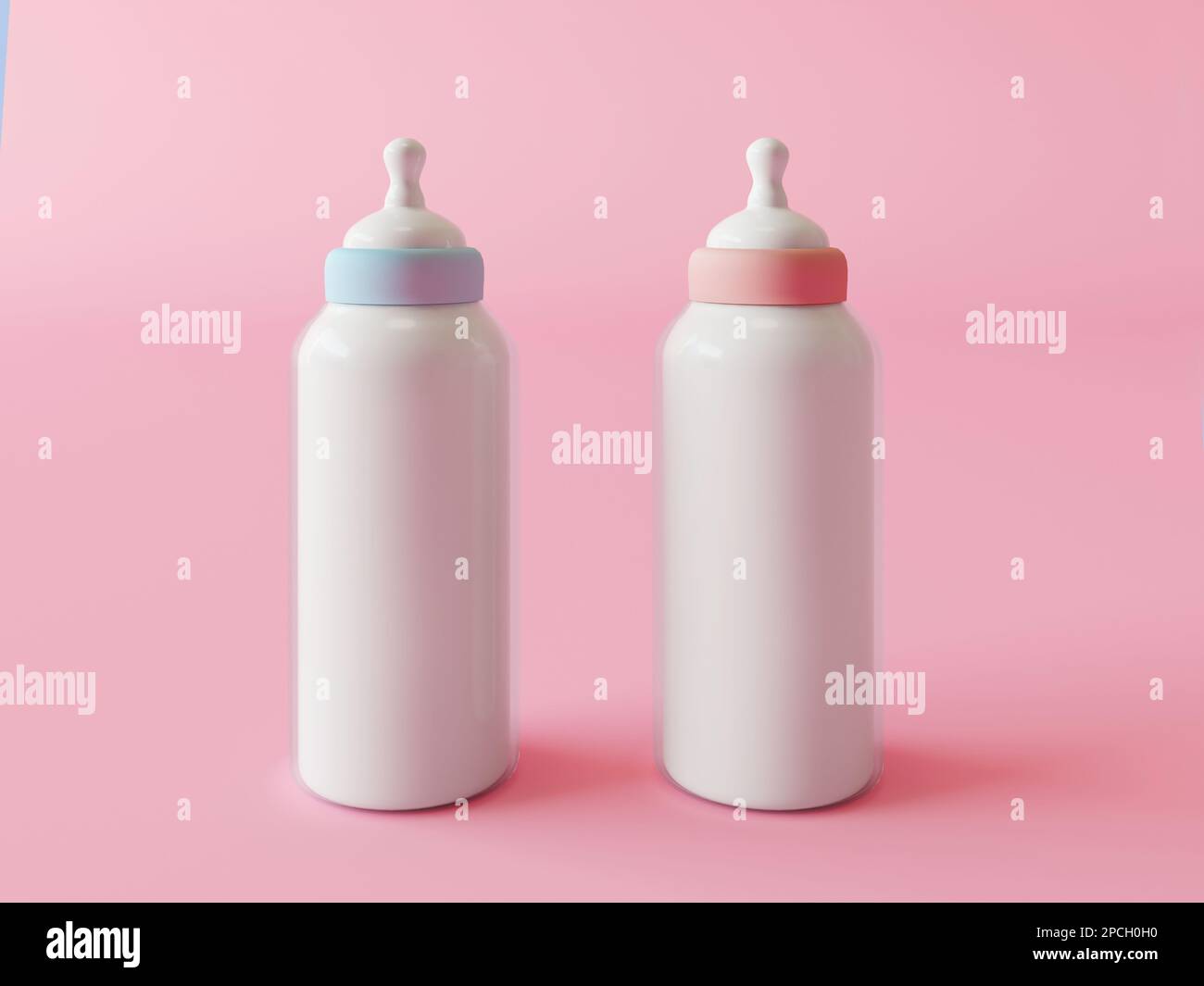 Biberon e succhietto rosa, blu. Latte in polvere per neonati. Neonato,  ragazza. Illustrazione di acquerello disegnata a mano isolata su sfondo  bianco. Per baby show Foto stock - Alamy