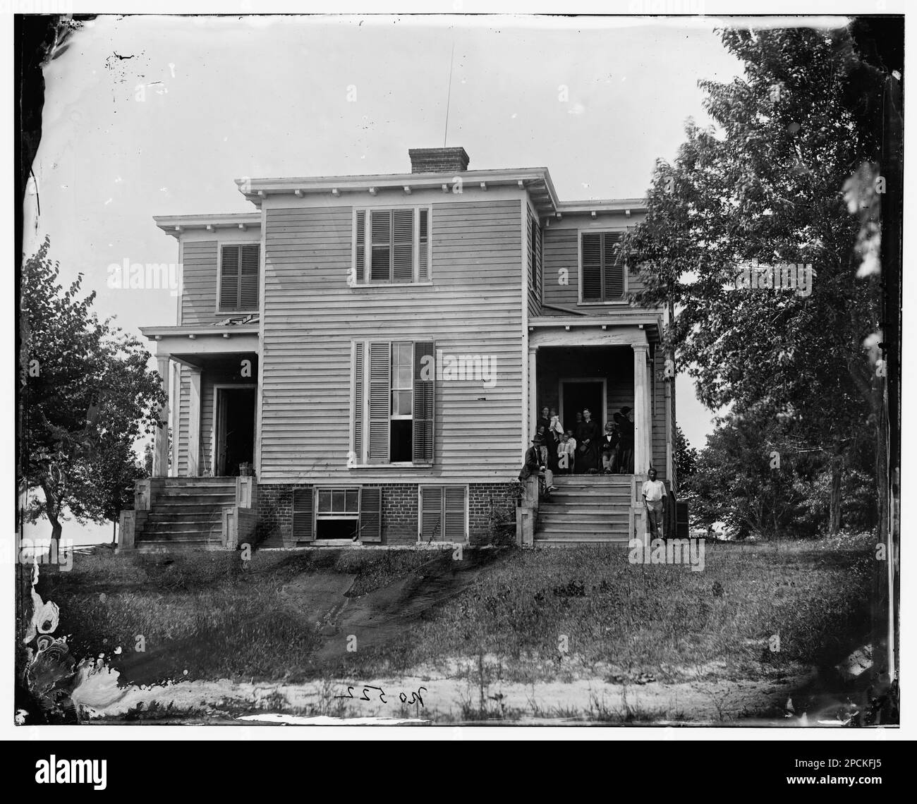 Petersburg, Virginia (nelle vicinanze). Casa Bryant. Fotografie della guerra civile, 1861-1865 . Stati Uniti, Storia, Guerra civile, 1861-1865. Foto Stock