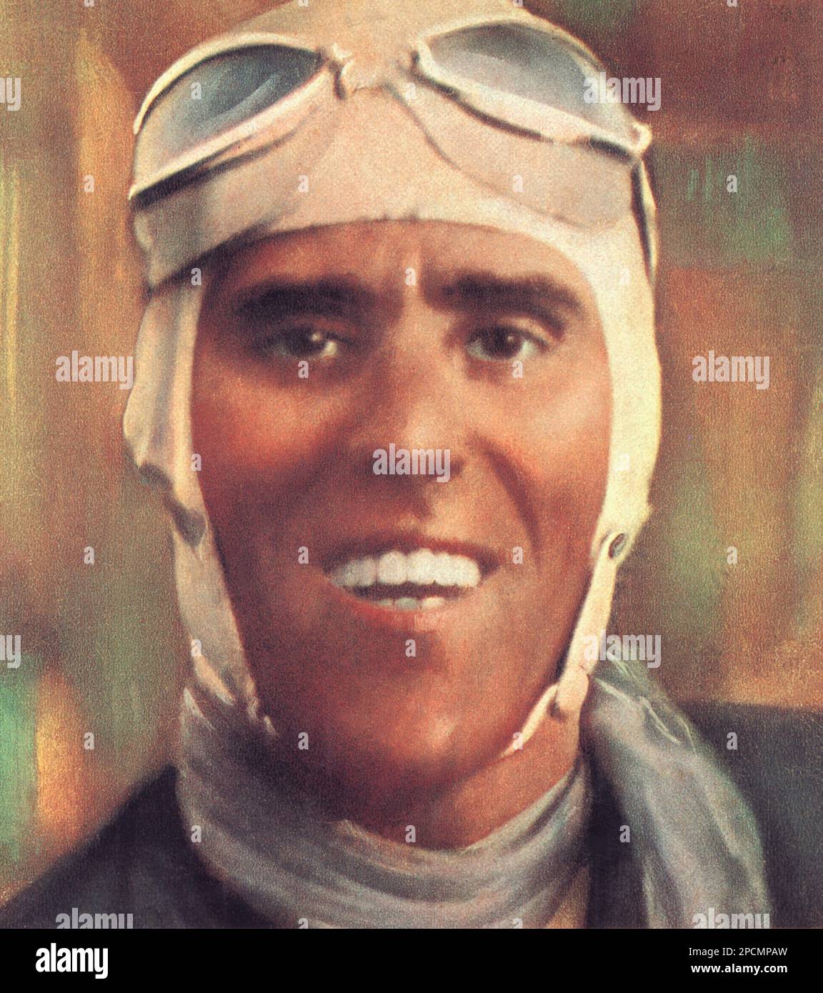1930 ca, ITALIA : leggendario pilota italiano di moto e racconti TAZIO NUVOLARI ( 1892 - 1953 ) - SPORT - AUTOMOBILISMO - gara automolistica - AUTOMOBILE - corsa - AUTO - AUTO - STORIA FOTO - STORICA STORICHE - Millemiglia - automobilismo - automobile - cappello - cappello - cappello - cappello - cappello - -- Archivio GBB Foto Stock
